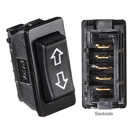 Overtime 40A Black Rocker Switch OV88860